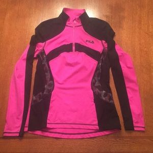 3/4 zip running jacket